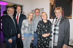 Der Vorstand des Neustädter Gewerbevereins mit Schriftführer Jürgen Mohr, Kassenwart Timo Schöning, Beisitzerin Ina Risch, 2. Vorsitzender Sven Muchow, Beisitzerin Vera Litzka und der 1. Vorsitzenden Susanne Bimberg-Nittritz (v. lks.).