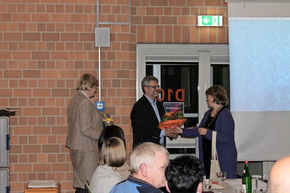 Verabschiedung des 1. Vorsitzenden Jürgen Mohr.
