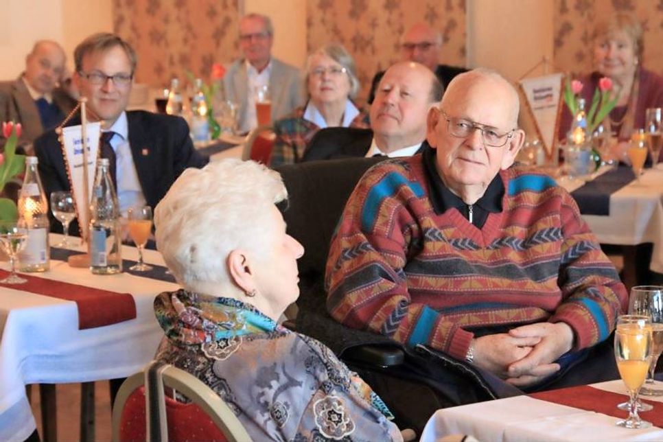 Zahlreiche Senioren wohnten dem Empfang bei.