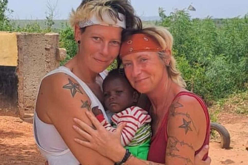 Vier Wochen lang kümmerten sich Jenny und Danie Kroß in Ghana um Waisenkinder.