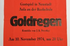 Ausschnitt eines Plakates von 1974.