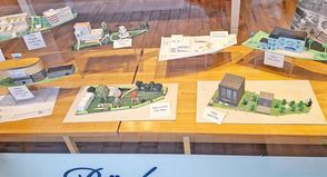 Diese Modelle zeigen, wie Schüler sich die Zukunft des Areals der ehemaligen Holsatiamühle vorstellen.