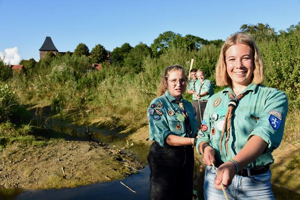 Die Gruppenleiterinnen Anni Siems (lks.) und Nina Nissen.