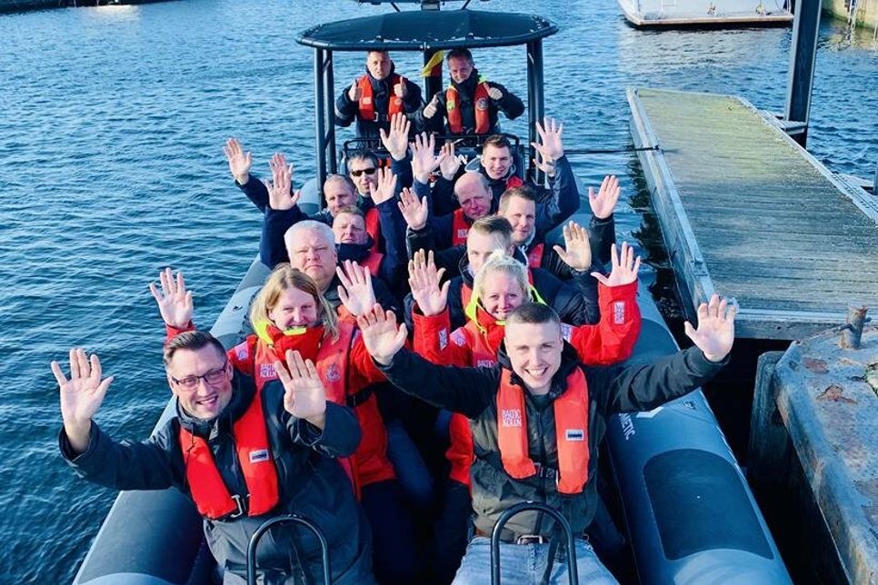 Speedbootfahrt mit Baltic Pirates.