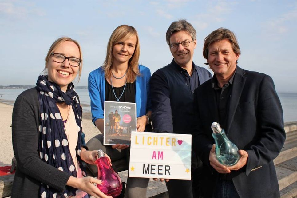 Julia Prange, PR und Marketing OHT, Juliane König, Projektkoordinatorin OHT, André Rosinski, Vorstand TALB, Hansjörg Conzelmann, Veranstaltungen TALB (v. lks.).