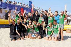Die „Küstenjungs“ und die „Poldis“ sammeln einen weiteren DM-Titel am Ostseestrand ein. (Foto: dha)