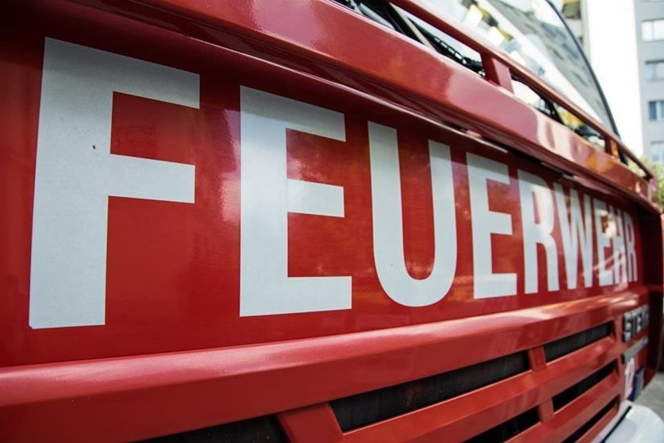 Polizei und Feuerwehr erschienen mit einem Großaufgebot.