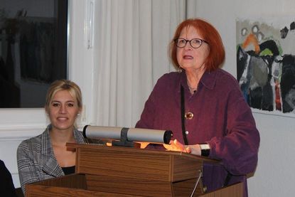 Ingrid Maschke eröffnete die Vernissage.