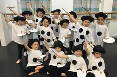 Schüler der Ballettschule Constantin.