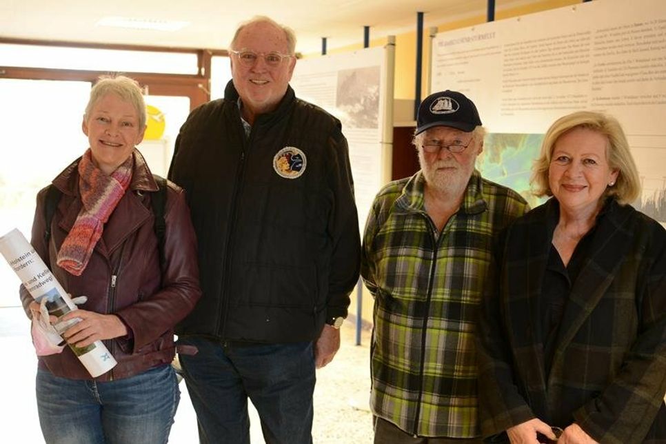 Birte Schmidt, Jürgen Möller, Uwe Landschoof und Heidrun Reshöft vom Heimat- und Kulturverein Dahme (v. lks.).