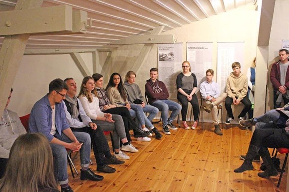 Nach der Filmsichtung kamen die Schülerinnen und Schüler mit dem Publikum ins Gespräch.