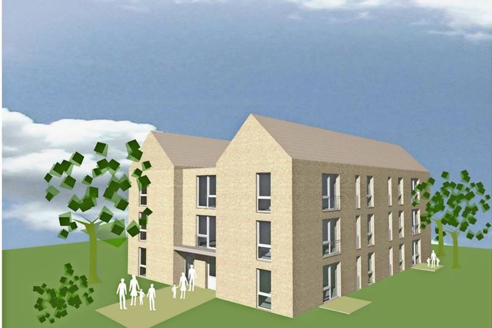 Sozialer Wohnungsbau nach dem „Kieler Modell“.