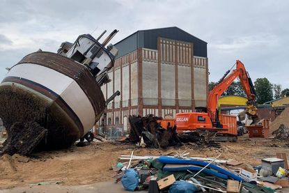 Abschied von den Fischbrötchenkuttern im Neustädter Hafen.