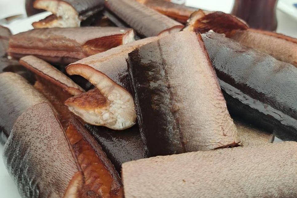 Aalfrühstück.