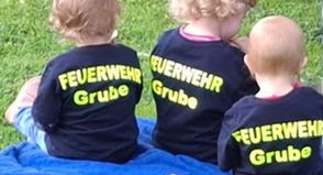 New Generation - für den Nachwuchs bei der Freiwilligen Feuerwehr Grube ist gesorgt.