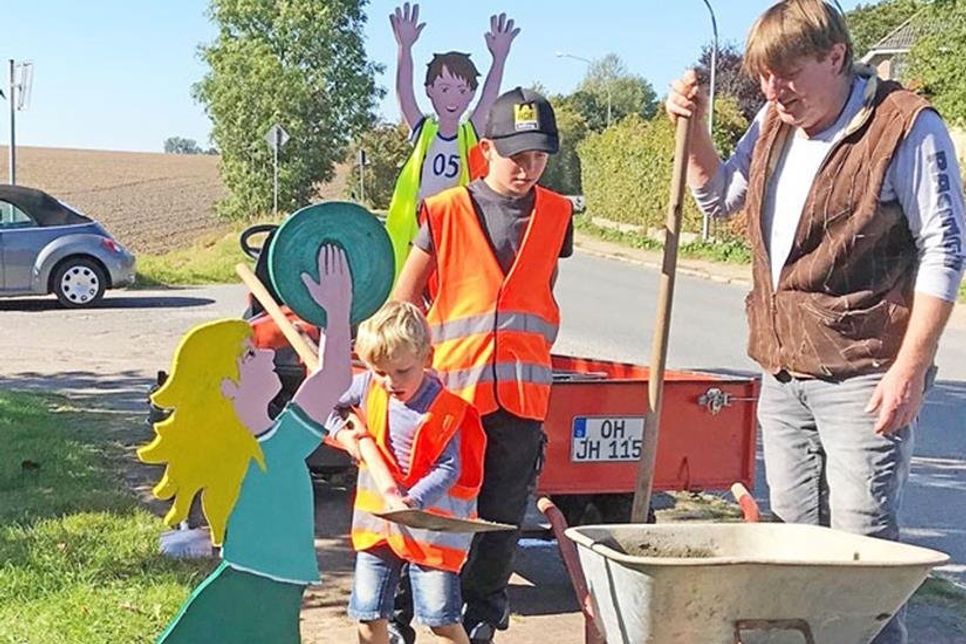 Das Dorf hält wunderbar zusammen – auch die Kleinen helfen mit!