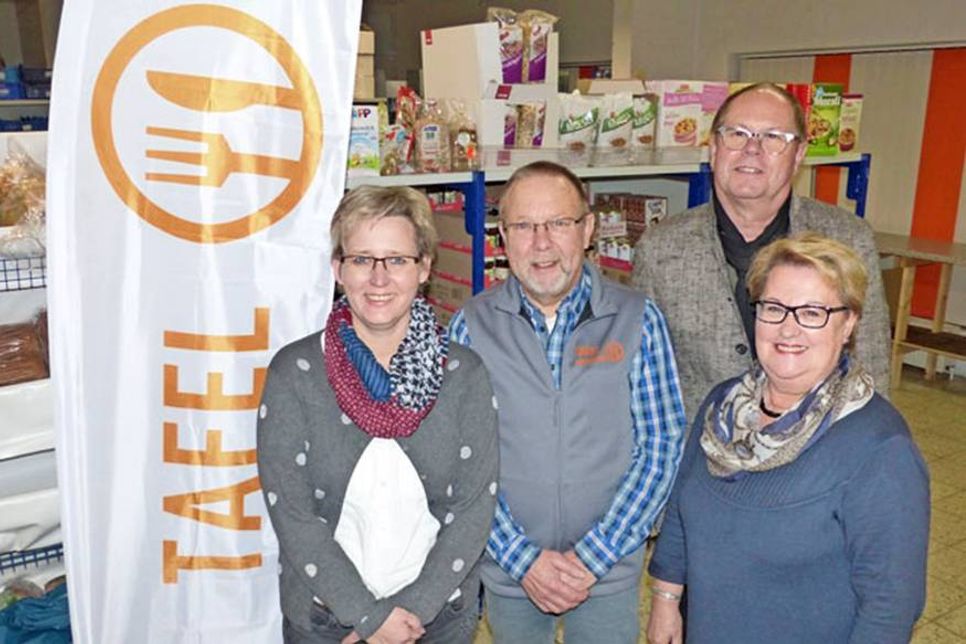 Das Ahrensböker Tafel-Team (hier ein kleiner Teil davon) freut sich über Unterstützung.