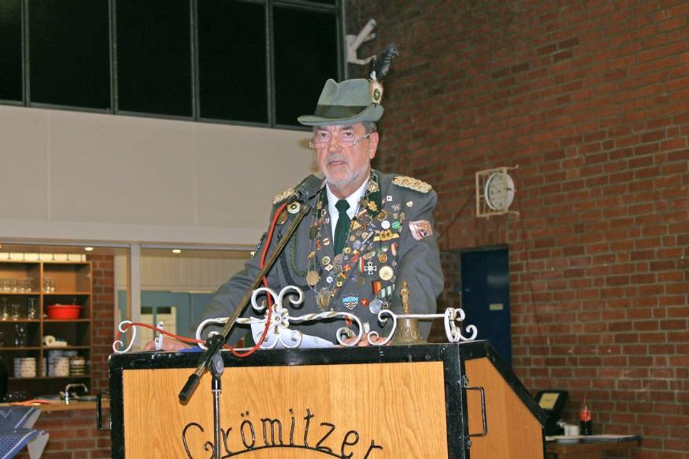 Andreas Sielaff bei seiner Abschiedsrede.