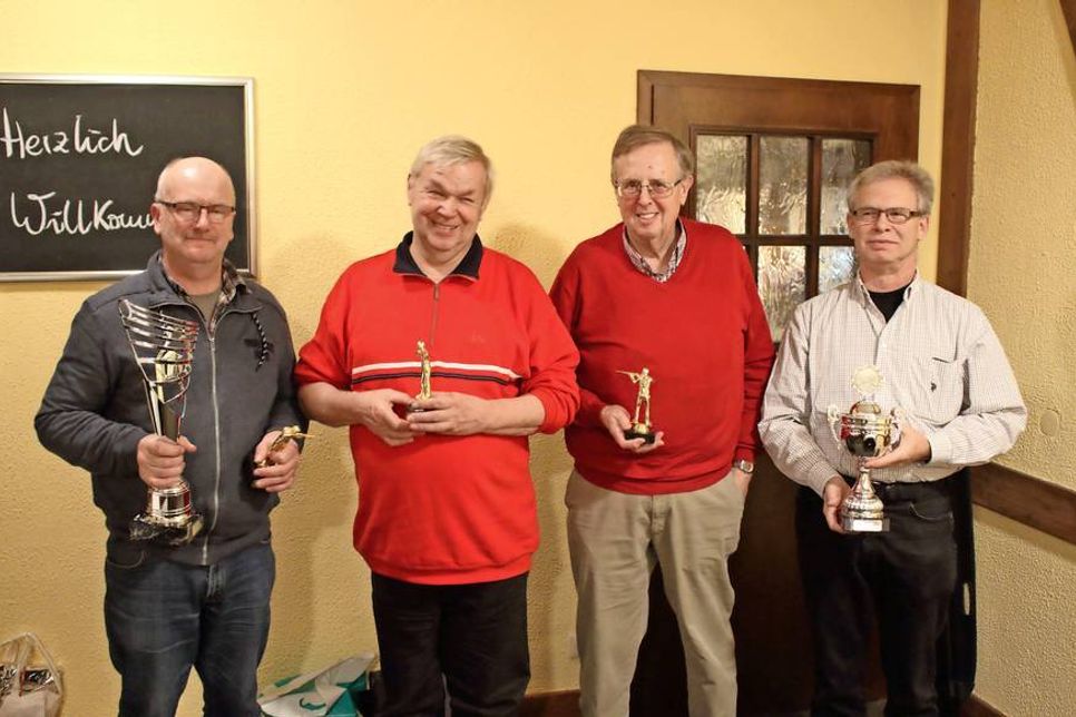 Sven Osten, Uwe Hamann, Götz Haß und Karl-Heinz Stödt (v. lks.).