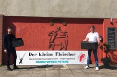 Rene Heinrich, Geschäftsführer „SeaSide“ (lks.) und Christopher Peters, Inhaber „Der kleine Fleischer“.