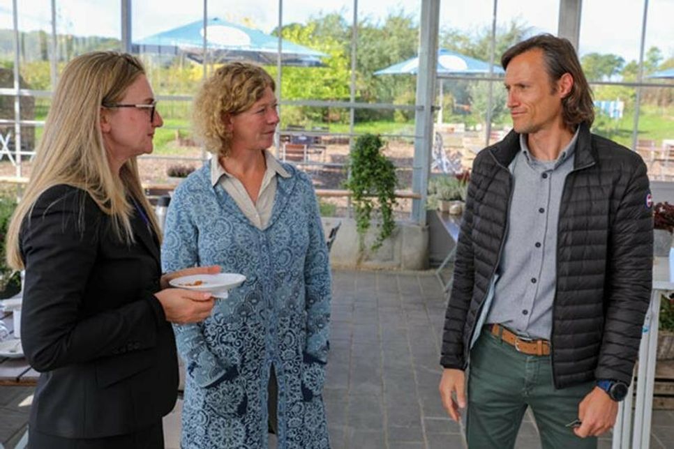 In einer Gesprächsrunde tauschten sich die Unternehmer:innen über die Situation des Tourismus in der Region aus.