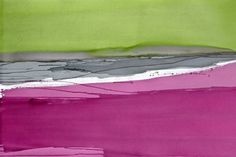 Das Aquarell „Wasserlandschaft 1“ schuf Michaela Berning-Tournier im letzten Jahr.2015.