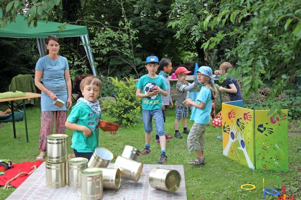 Spiel, Spaß und Spannung versprach der Kinderbereich mit vielfältigen Aktionen.