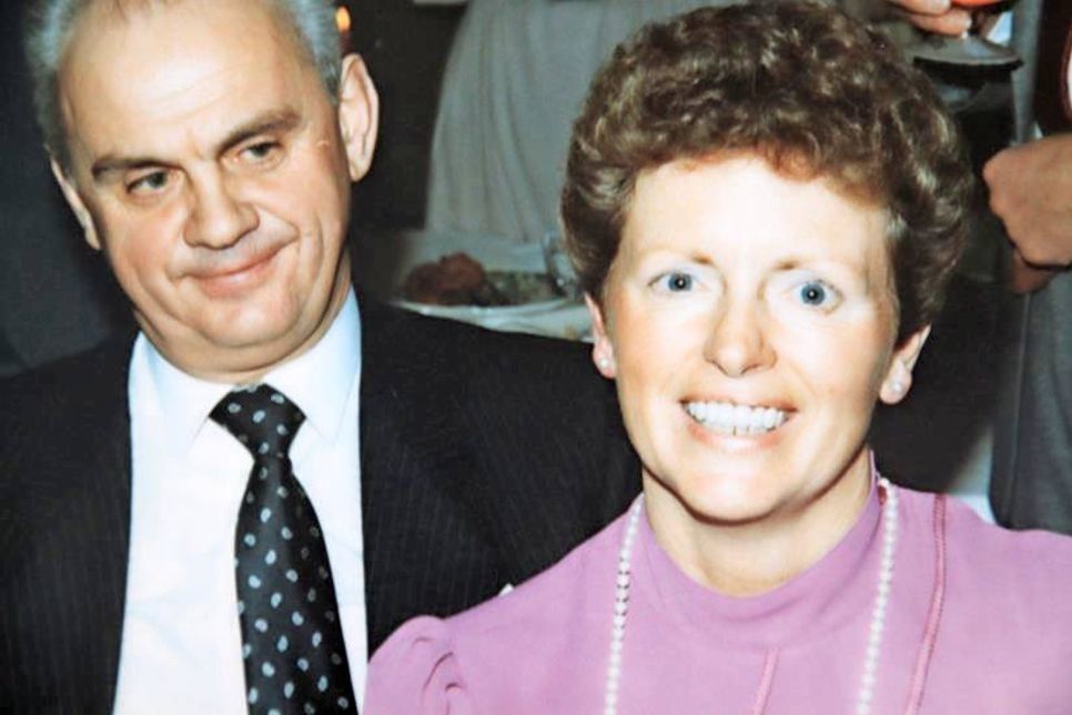 Wibrecht und Heinke Böttcher bei ihrer Silberhochzeit.