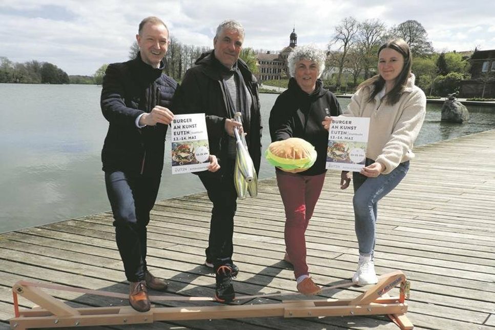Das Team der Eutin Tourist GmbH hat ganze Arbeit geleistet und freut sich auf Burger an Kunst 2.0