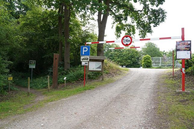 Auf dem jetztigen Parkplatz in der Professor-Haas-Straße soll der Neubau des Feuerwehrgerätehauses entstehen.
