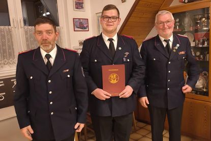 Olav Meinert, Paul Oehmcke und Thorsten Ahrens (v. lks.).