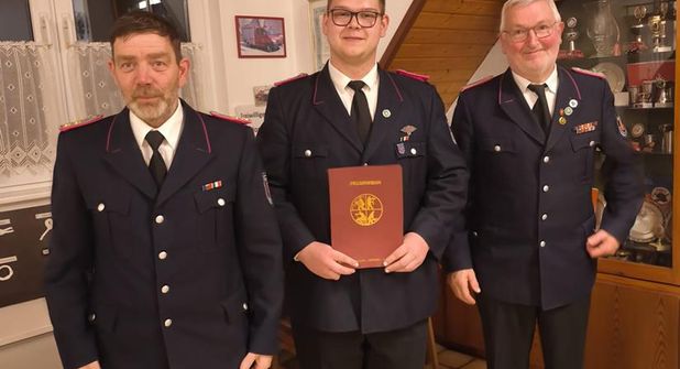 Olav Meinert, Paul Oehmcke und Thorsten Ahrens (v. lks.).