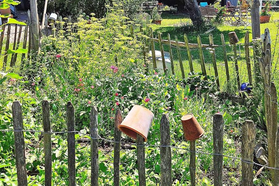 Familie Gerling ist mit ihrem Garten erstmals dabei.