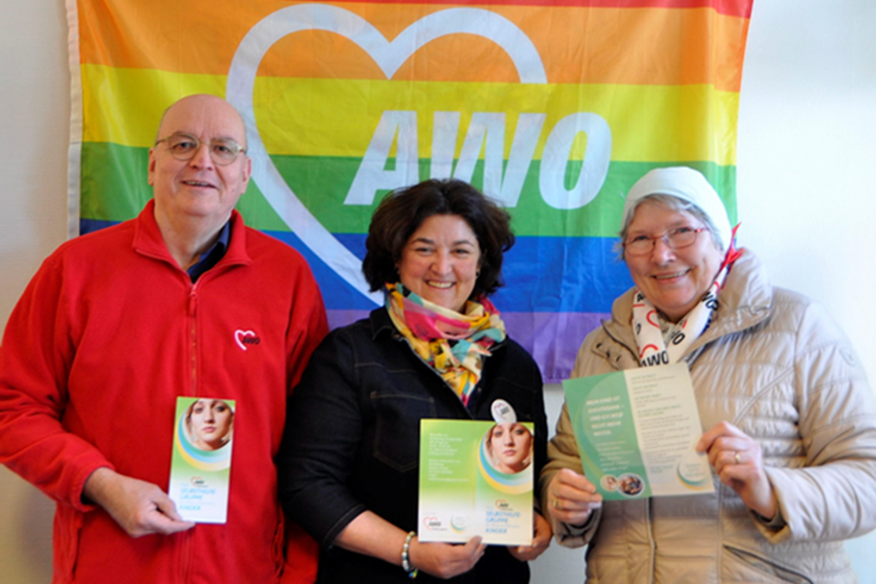 v.l.: Heider Heinrich (1. Vorsitzender), Nadine Kissler (Projektleiterin) und Margret Carmin (2. Vorsitzende)