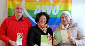 v.l.: Heider Heinrich (1. Vorsitzender), Nadine Kissler (Projektleiterin) und Margret Carmin (2. Vorsitzende)