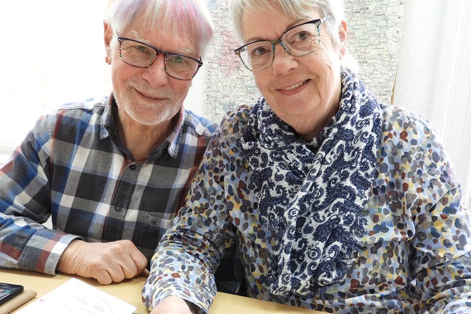 Kreativ und humorvoll: Elke und Fritz Grüber ließen ihre Stärken einfließen.