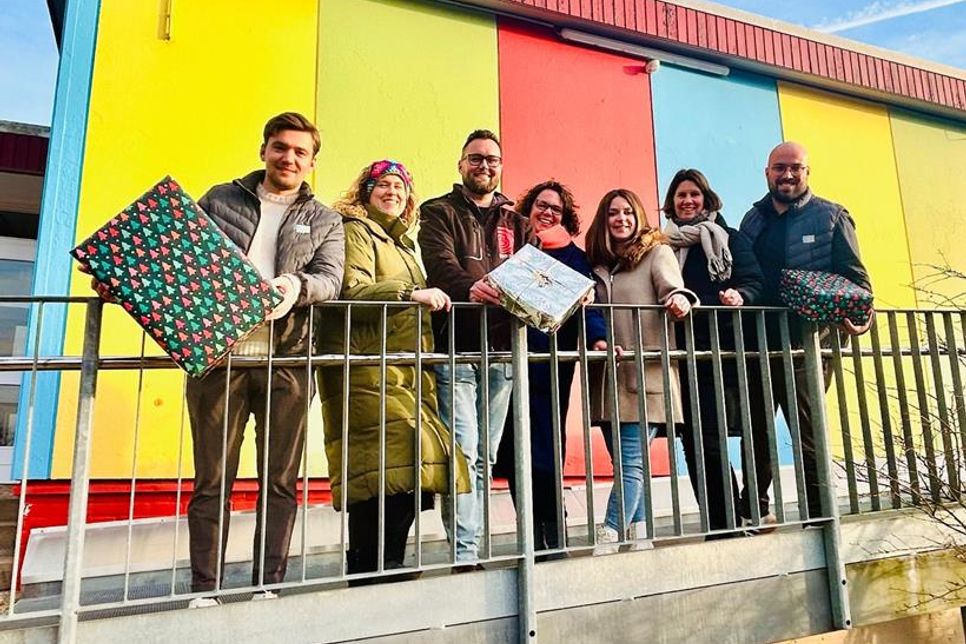 Robin Friedrichs, Lara Cygan de Meza, Björn Blöhs, Anja Hartmann, Steffi Blöhs, Cathleen Granzin und Tim Haeske (v. lks.).
