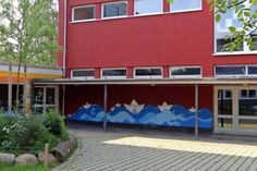 Auch die Grundschule am Steinkamp wurde verschönert.