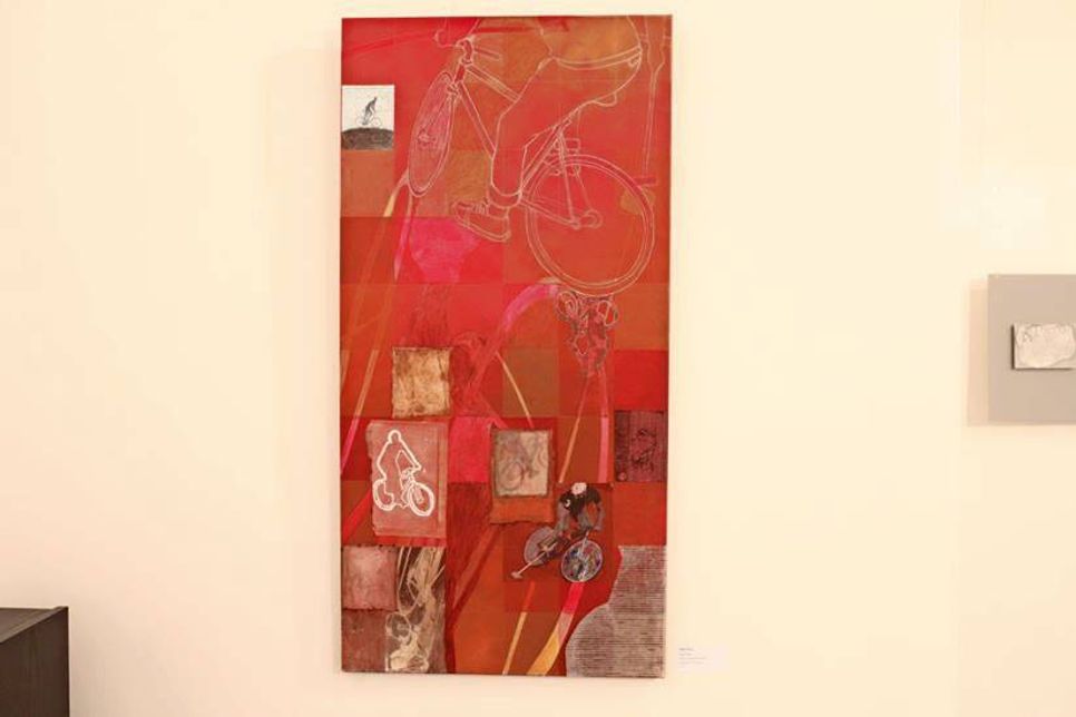 Bleistift auf Papier, Mischtechnik auf Leinwand oder Acryl auf Leinwand - die Werke sind vielfältig.