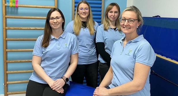 Ab jetzt zu viert: Das Team der Ergotherapie-Praxis bei den Linden mit Ramona Küster, Laura Fischer (ab 1. März), Sandra Dittmer und Kira Heick (ab 1. Februar; v. lks.) freut sich auf neue Patienten und Patientinnen.