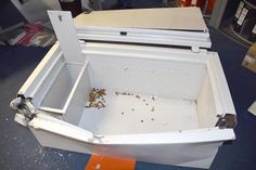 Dieser Tresor wurde von den Tätern mit brachialer Gewalt geöffnet.