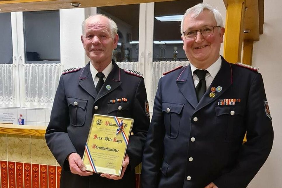 Hans-Otto Sager und Thorsten Ahrens (v. lks.).