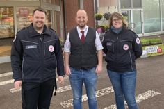 Christian Steffen, Benjamin Haase und Ann-Kathrin Duus.