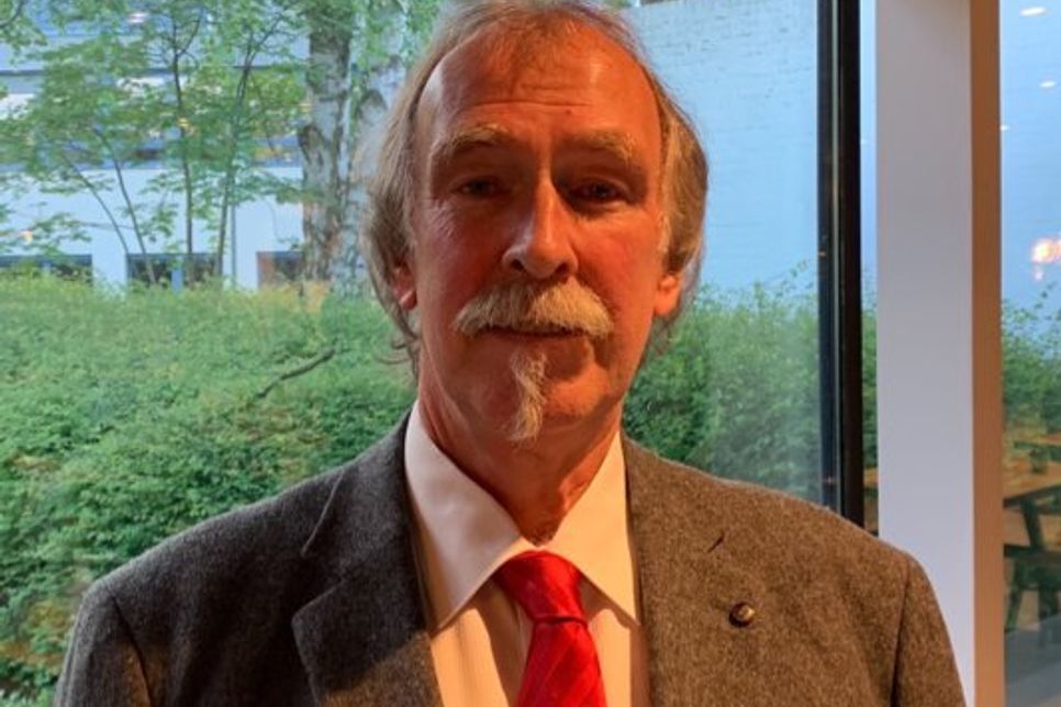 Udo Gosch nach seiner Amtseinführung am Dienstag