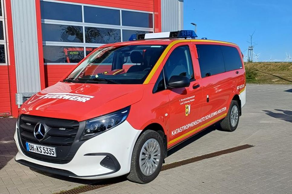 Das neue Mehrzeckfahrzeug der 4. Brandschutzbereitschaft.