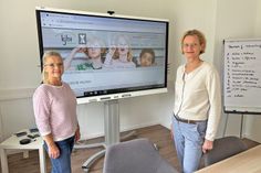 Tanja Gieselmann (links) und Maike Wilde laden dazu ein, das Angebot und das Preetzer Büro des KJHV Ostholstein-Plön kennenzulernen.