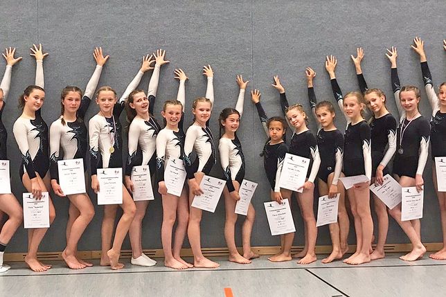 Die Turnerinnen des TV Laboe überzeugten bei den Kreismeisterschaften und räumten gleich mehrere Titel ab.