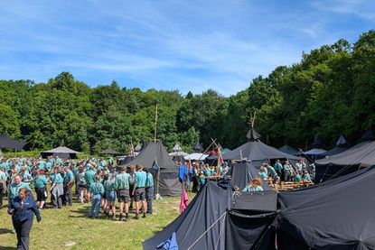 1.700 Pfadfinder waren aus dem Norden angereist.