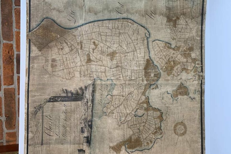 „Charte der Ländereien der Stadt Neustadt“ von 1802.