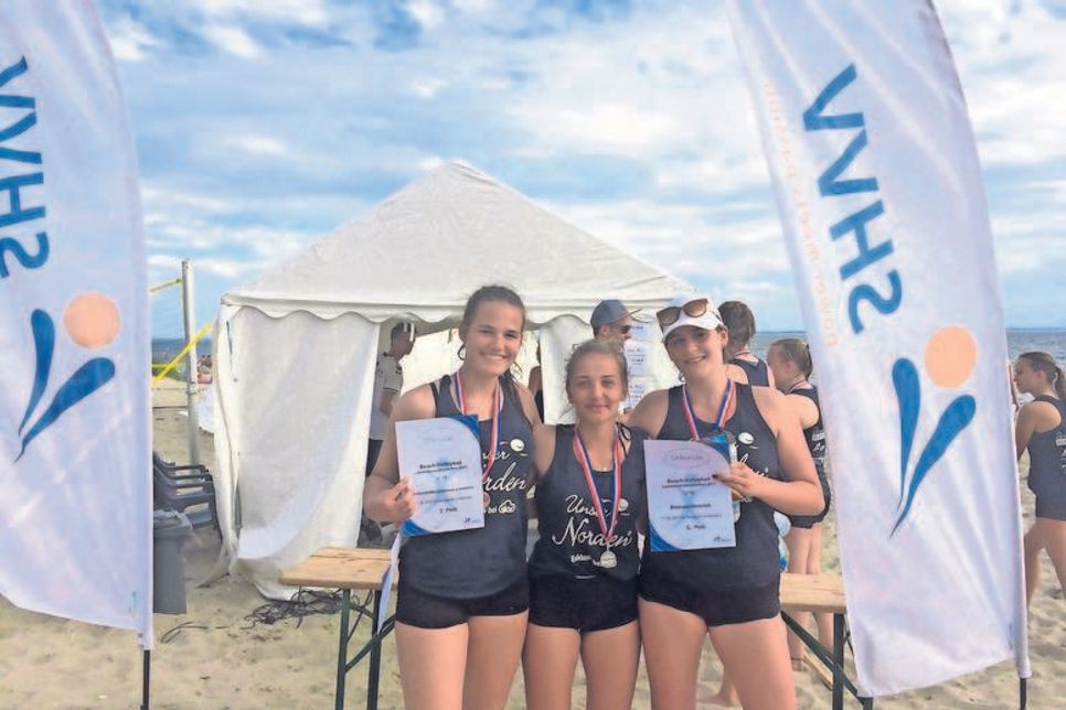 Der erfolgreiche weibliche Volleyballnachwuchs vom TSV Neustadt.